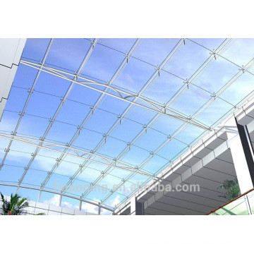 Opal Polycarbonat Hohlblatt Transparente Bedachungsplatten für Garage verwendet